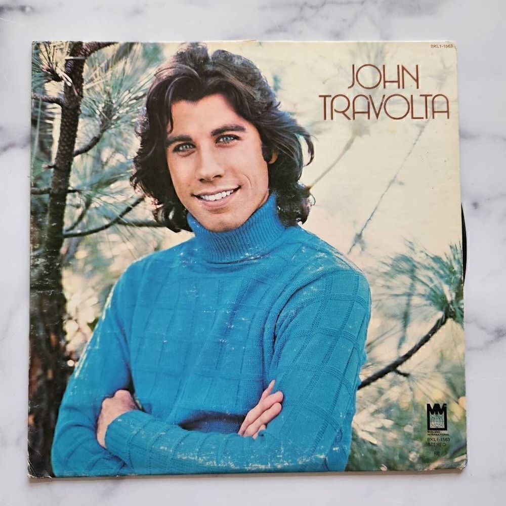 John Travolta 1976 music vinyl record vintage '70s pop